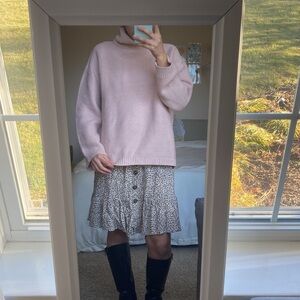 Pink Oversized Turtleneck (Size Small)